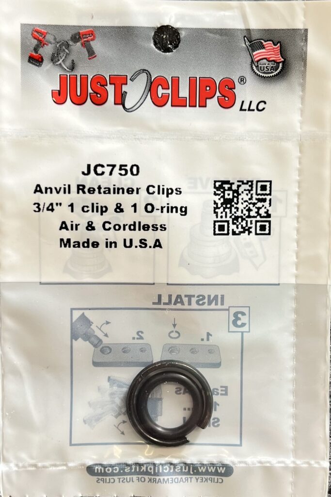Just Clips Jc250 1/4" 3Pc Anvil Snap Ring & O-Ring Kit Made In - Foto 8