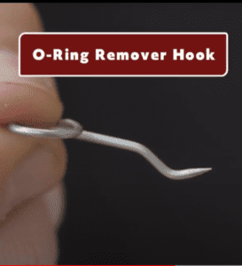 O-ring remover hook
