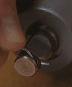 A small metal tool
